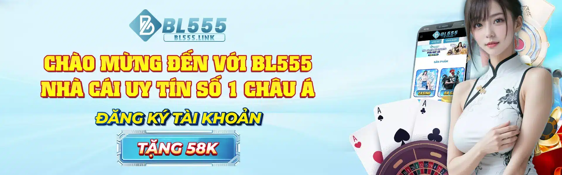 Banner chào mừng Bl555